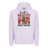 Lilac santa favorite medical assistant Premium Hoodie - MaliasSmallBusiness