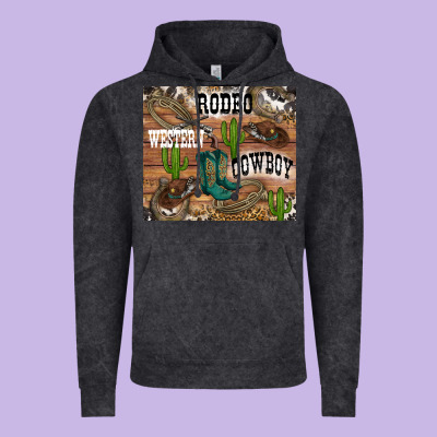 Vintage Hoodie western rodeo