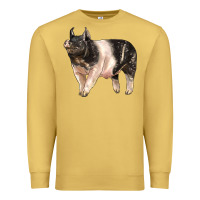 Antique Gold hampshire pig Premium Sweatshirt - LillyAllenDesigns