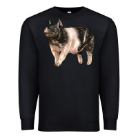Black hampshire pig Premium Sweatshirt - LillyAllenDesigns