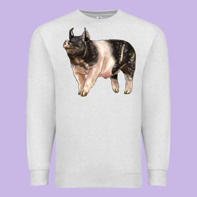 Hampshire Pig Premium Sweatshirt Designed By Lillyallendesigns