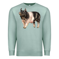 Seafoam hampshire pig Premium Sweatshirt - LillyAllenDesigns