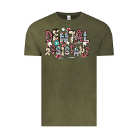 Vintage Olive dental assistant Vintage Tee - Zillion Design Studio