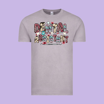 Dental Assistant Vintage Tee Designed By Zillion Design Studio