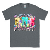 Charcoal Heather happy easter tooth Classic Tee - RacoonDesign