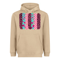 Mushroom valentine's day brushstrokes Heavyweight Hoodie - BarkalooDesign