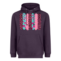 Plum valentine's day brushstrokes Heavyweight Hoodie - BarkalooDesign