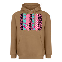 Toasted Coconut valentine's day brushstrokes Heavyweight Hoodie - BarkalooDesign