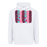White valentine's day brushstrokes Heavyweight Hoodie - BarkalooDesign