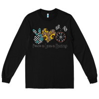 Black peace love racing Long Sleeve Tee - CowhideDigitalArt