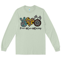 Matcha peace love racing Long Sleeve Tee - CowhideDigitalArt