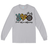 Moon Dust peace love racing Long Sleeve Tee - CowhideDigitalArt