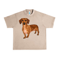 French Oak dachshund Urban Heavy Tee - RanaPortraitStore