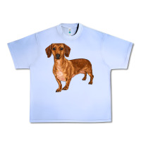 Grape Ice dachshund Urban Heavy Tee - RanaPortraitStore