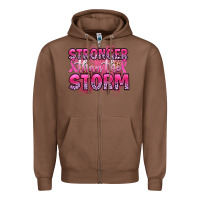 Chestnut stronger than the storm Zipper Hoodie - Artiststas