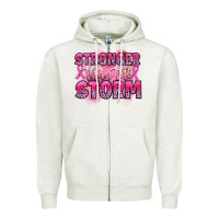 Stronger Than The Storm Zipper Hoodie | Teevron