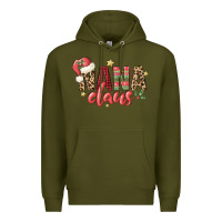 Army Green nana claus Premium Hoodie - MaliasSmallBusiness
