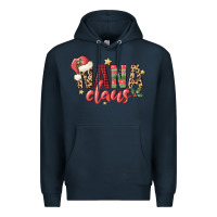 Navy nana claus Premium Hoodie - MaliasSmallBusiness