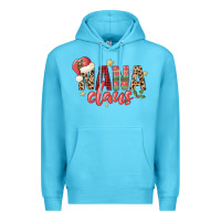 Ocean Blue nana claus Premium Hoodie - MaliasSmallBusiness