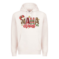 Pale Pink nana claus Premium Hoodie - MaliasSmallBusiness
