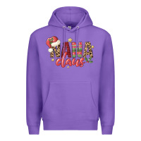 Purple nana claus Premium Hoodie - MaliasSmallBusiness