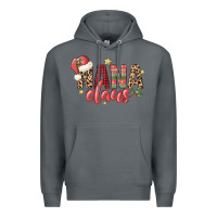 Rock nana claus Premium Hoodie - MaliasSmallBusiness