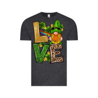 Vintage Black st patricks day gnomes shamrock love Vintage Tee - RanaPortraitStore