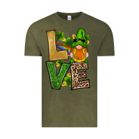 Vintage Olive st patricks day gnomes shamrock love Vintage Tee - RanaPortraitStore