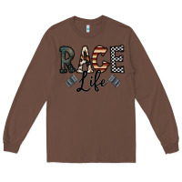 Chestnut race life Long Sleeve Tee - CowhideDigitalArt