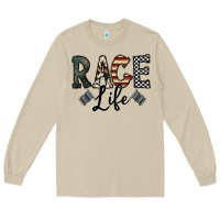 Mushroom race life Long Sleeve Tee - CowhideDigitalArt