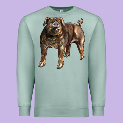 Duroc Pig Premium Sweatshirt Designed By Lillyallendesigns