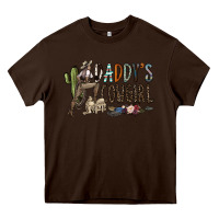Chocolate Brown daddy's girl Heavy Core Tee - SublimationCraftShop