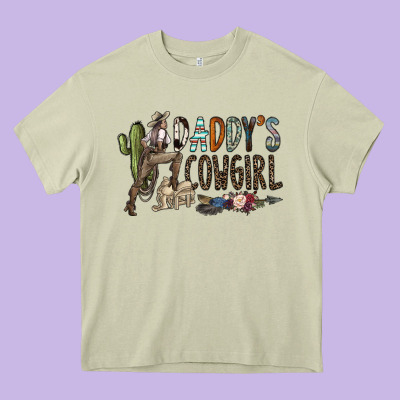 Daddy's Girl Heavy Core Tee Designed By Sublimationcraftshop