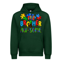 Forest Green my brother is au some a Urban Hoodie - Artiststas