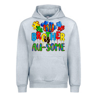 Heather Grey my brother is au some a Urban Hoodie - Artiststas