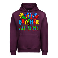 Mauve Wine my brother is au some a Urban Hoodie - Artiststas