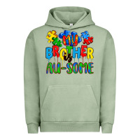 Pigment Oil Green my brother is au some a Urban Hoodie - Artiststas