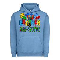 Pigment Pebble Blue my brother is au some a Urban Hoodie - Artiststas