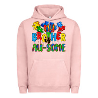 Pigment Salmon my brother is au some a Urban Hoodie - Artiststas