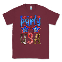 Burgundy part in the usa Classic Tee - HRA Design Shop
