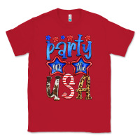 Red part in the usa Classic Tee - HRA Design Shop