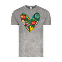 Cloud Rock teacher  heart Vintage Tee - texasbilliewilder