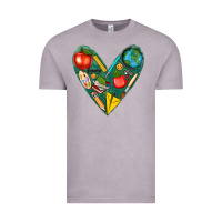 Vintage Zinc teacher  heart Vintage Tee - texasbilliewilder