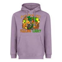 Lavender dead inside but feeling lucky Heavyweight Hoodie - NancyCooperArtShop