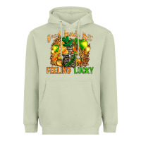 Matcha dead inside but feeling lucky Heavyweight Hoodie - NancyCooperArtShop