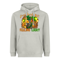 Moon Dust dead inside but feeling lucky Heavyweight Hoodie - NancyCooperArtShop