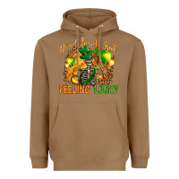 Toasted Coconut dead inside but feeling lucky Heavyweight Hoodie - NancyCooperArtShop