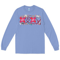 Colony Blue xoxo valentine Long Sleeve Tee - RacoonDesign