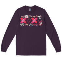 Plum xoxo valentine Long Sleeve Tee - RacoonDesign