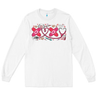 White xoxo valentine Long Sleeve Tee - RacoonDesign